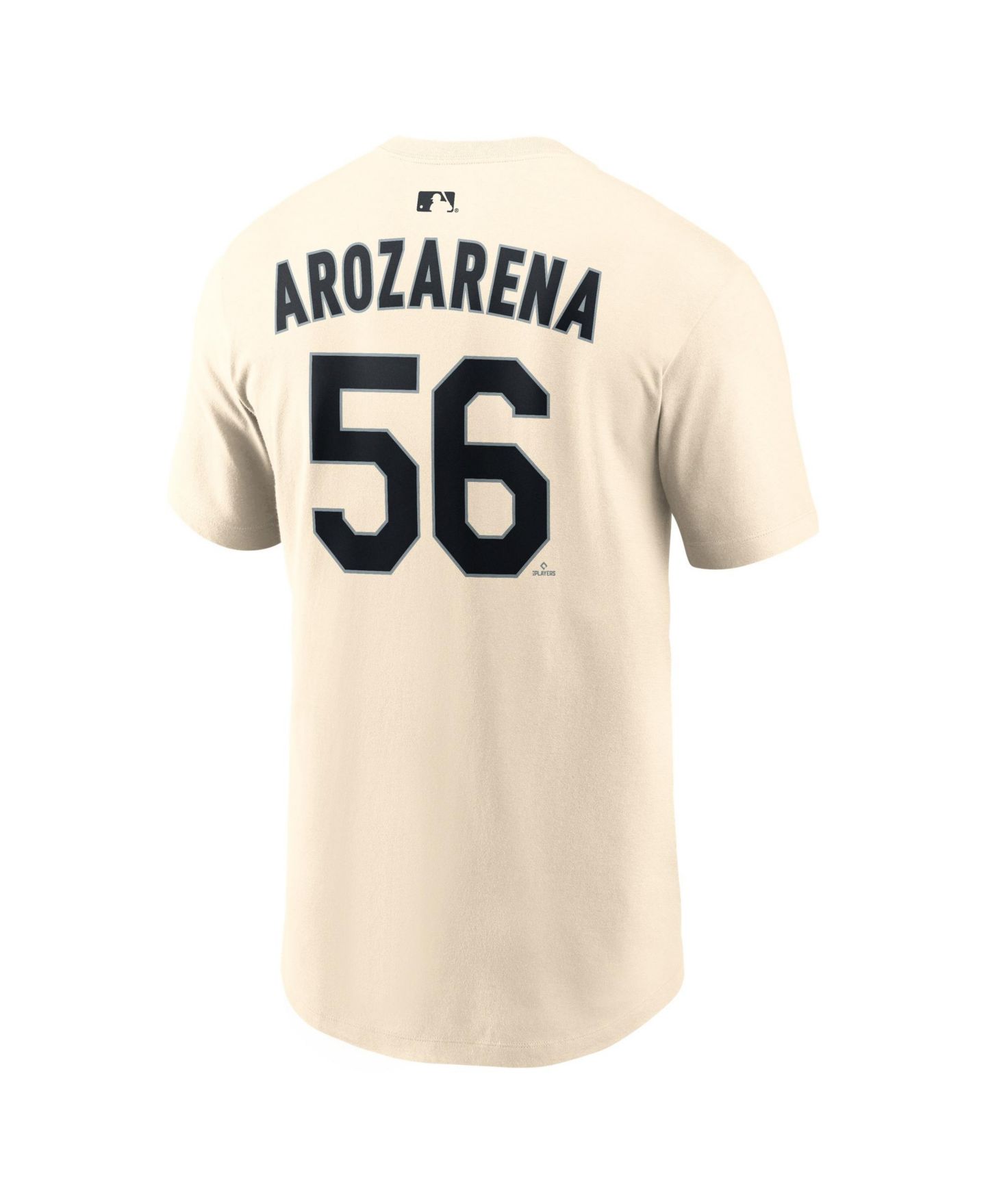 Мужская футболка Nike Randy Arozarena Natural Seattle Mariners Name & Number — фото 3