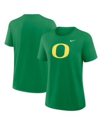 Women's Green Oregon Ducks Primary Logo T-Shirt