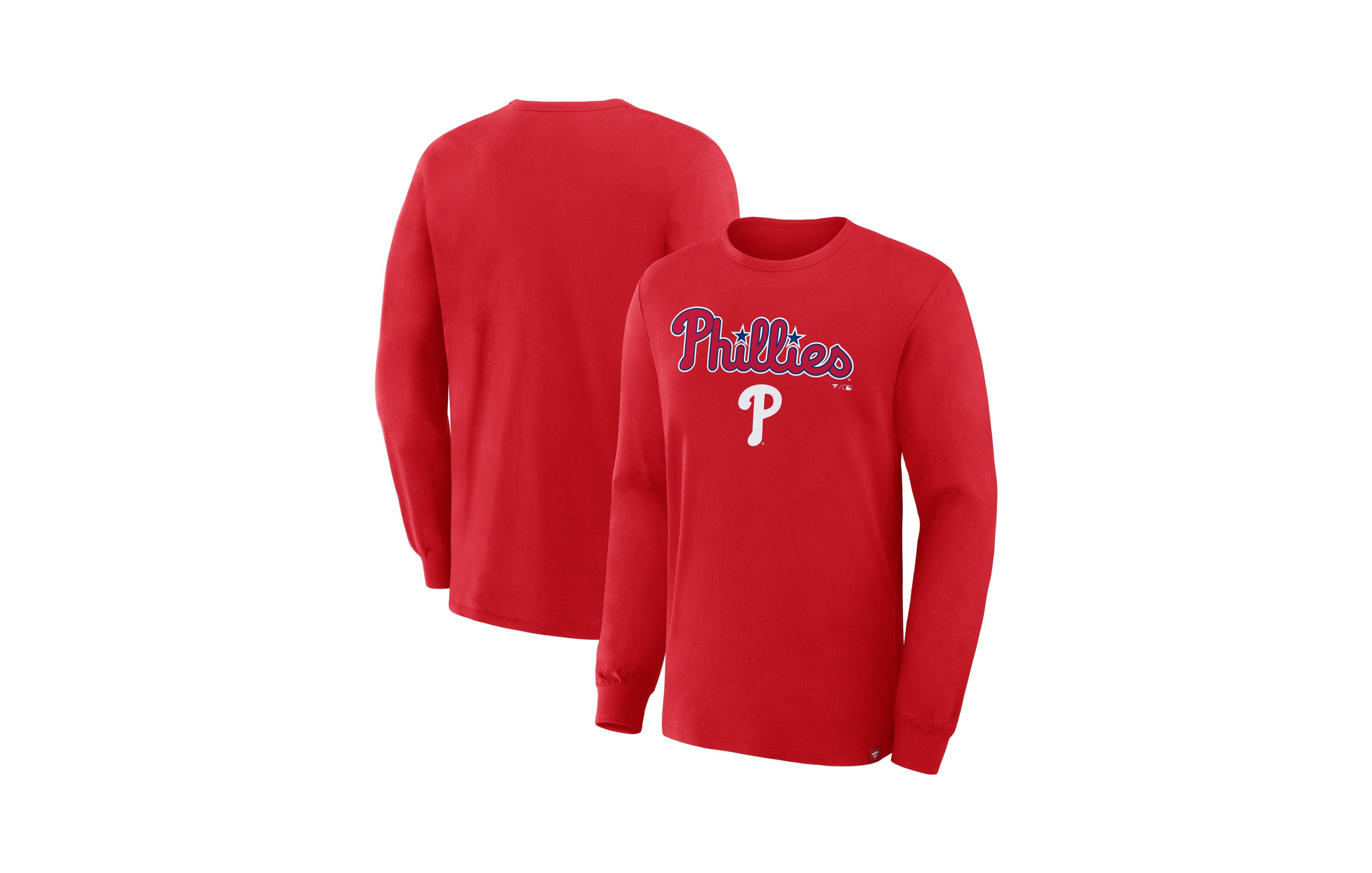 Fanatics Men's Lock-Up Legacy Philadelphia Phillies Long Sleeve Crewneck T-Shirt