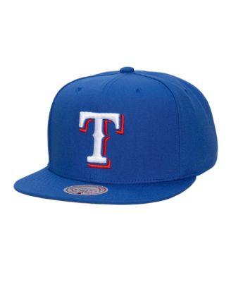 Men's and Women's Royal Texas Rangers Side Logo Snapback Hat