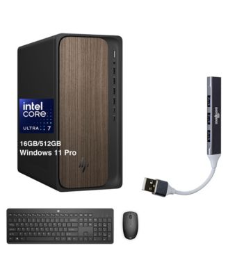 Omni Desk Desktop, 15th Gen Intel Ultra 7-265, 16GB DDR5, 512GB SSD, Windows 11 Pro