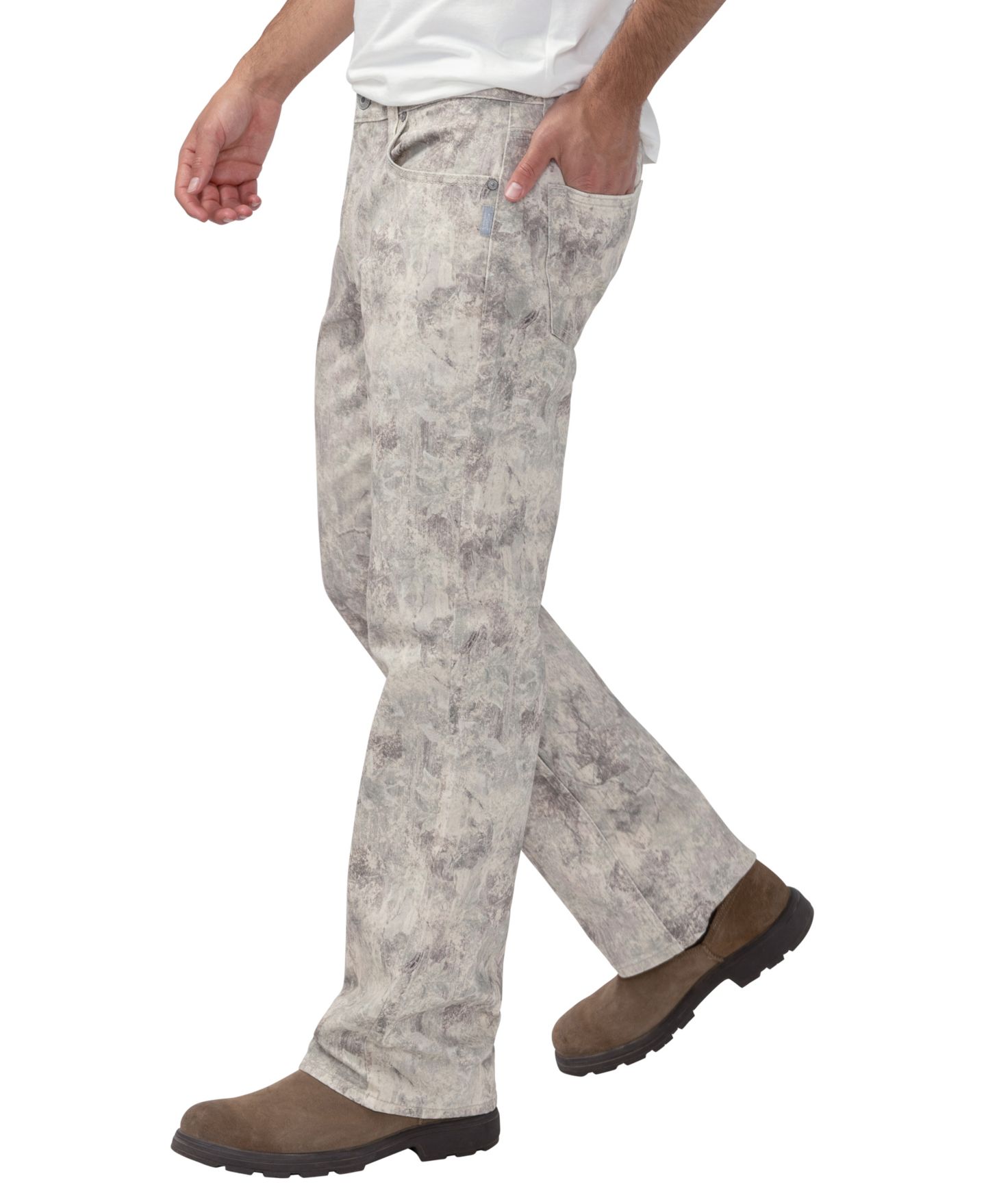 Мужские джинсы Silver Jeans Co. Zac Relaxed Straight-Leg, цвет: Distressed Tree — фото 2