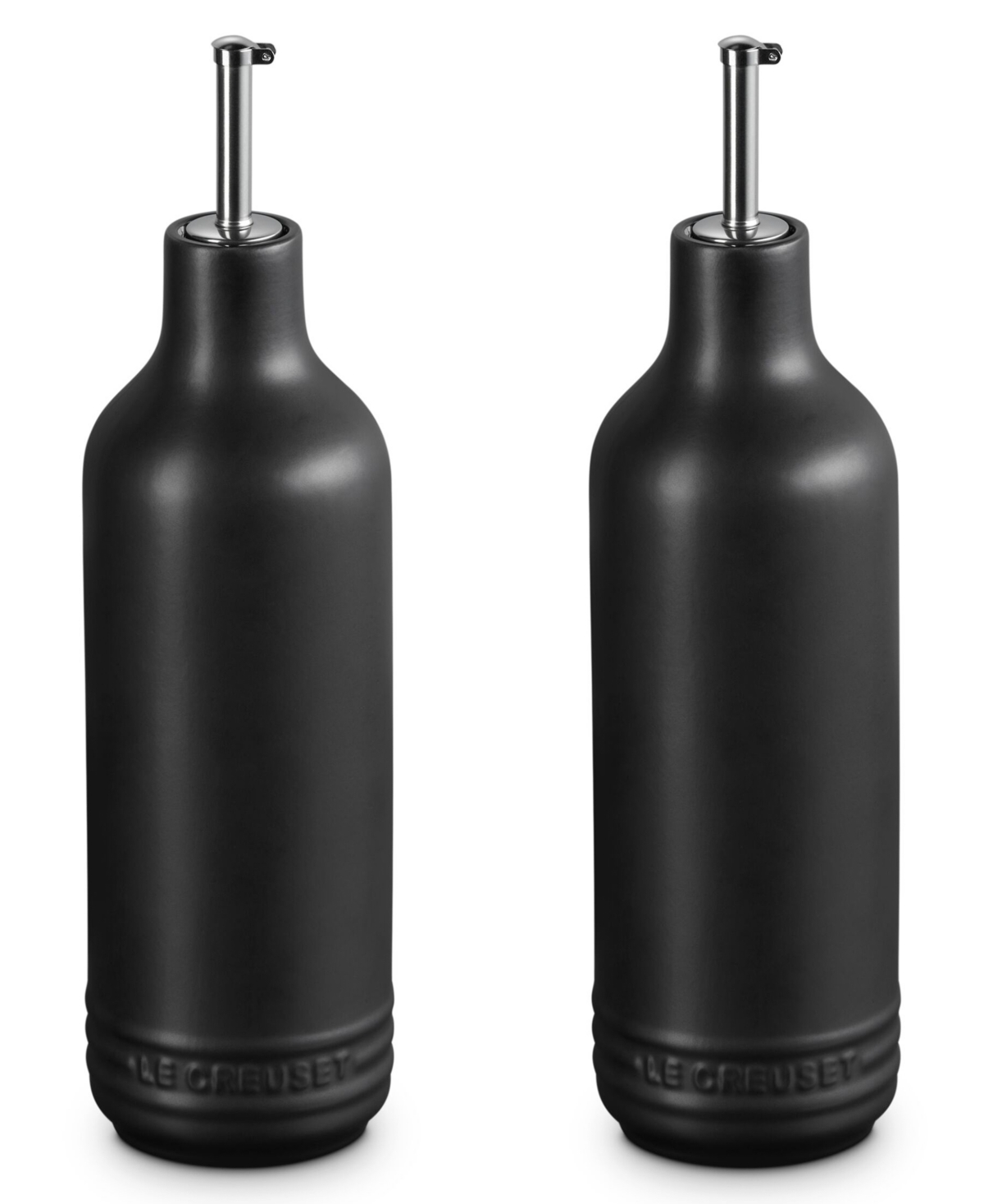 Le Creuset Signature Stoneware Oil Cruets, Set of 2