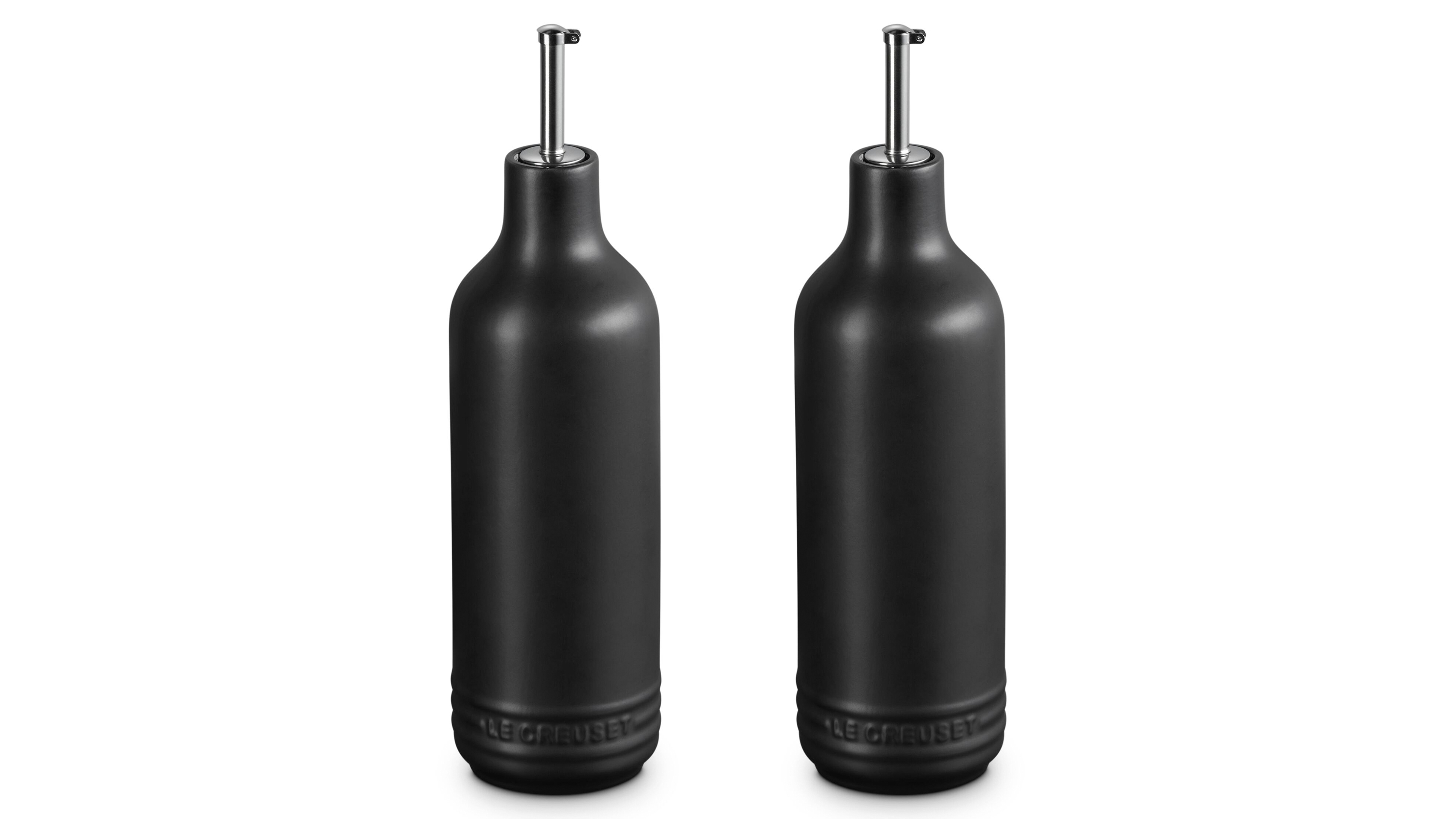 Le Creuset Signature Stoneware Oil Cruets, Set of 2