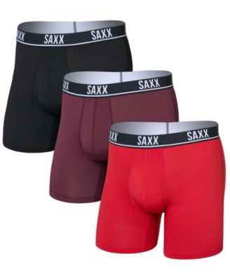 Men's Essential Performance Mesh Boxer Briefs, 3-Pack