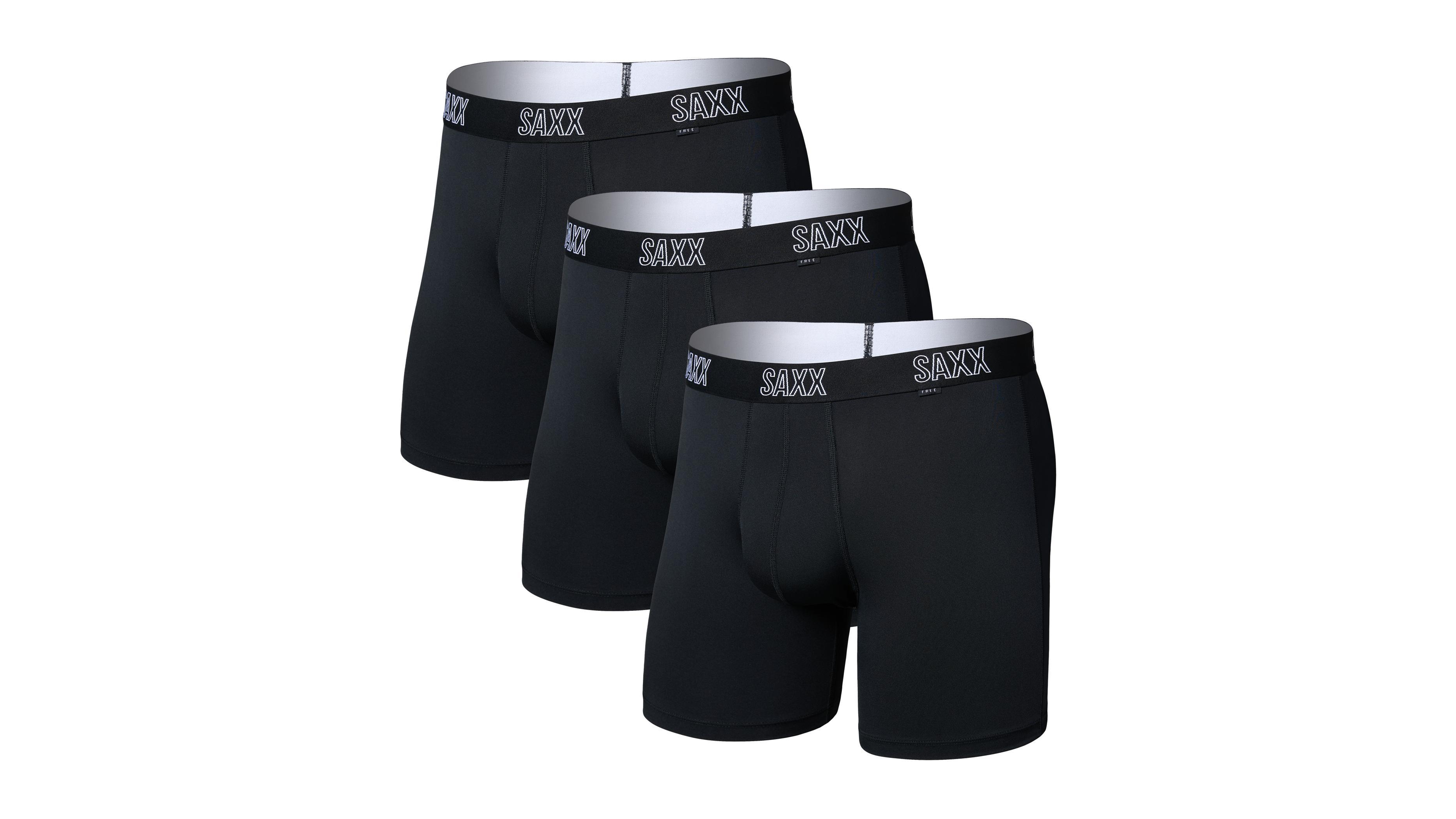 Saxx Men's DropTemp FreeForm Support Boxer Briefs, 3-Pack