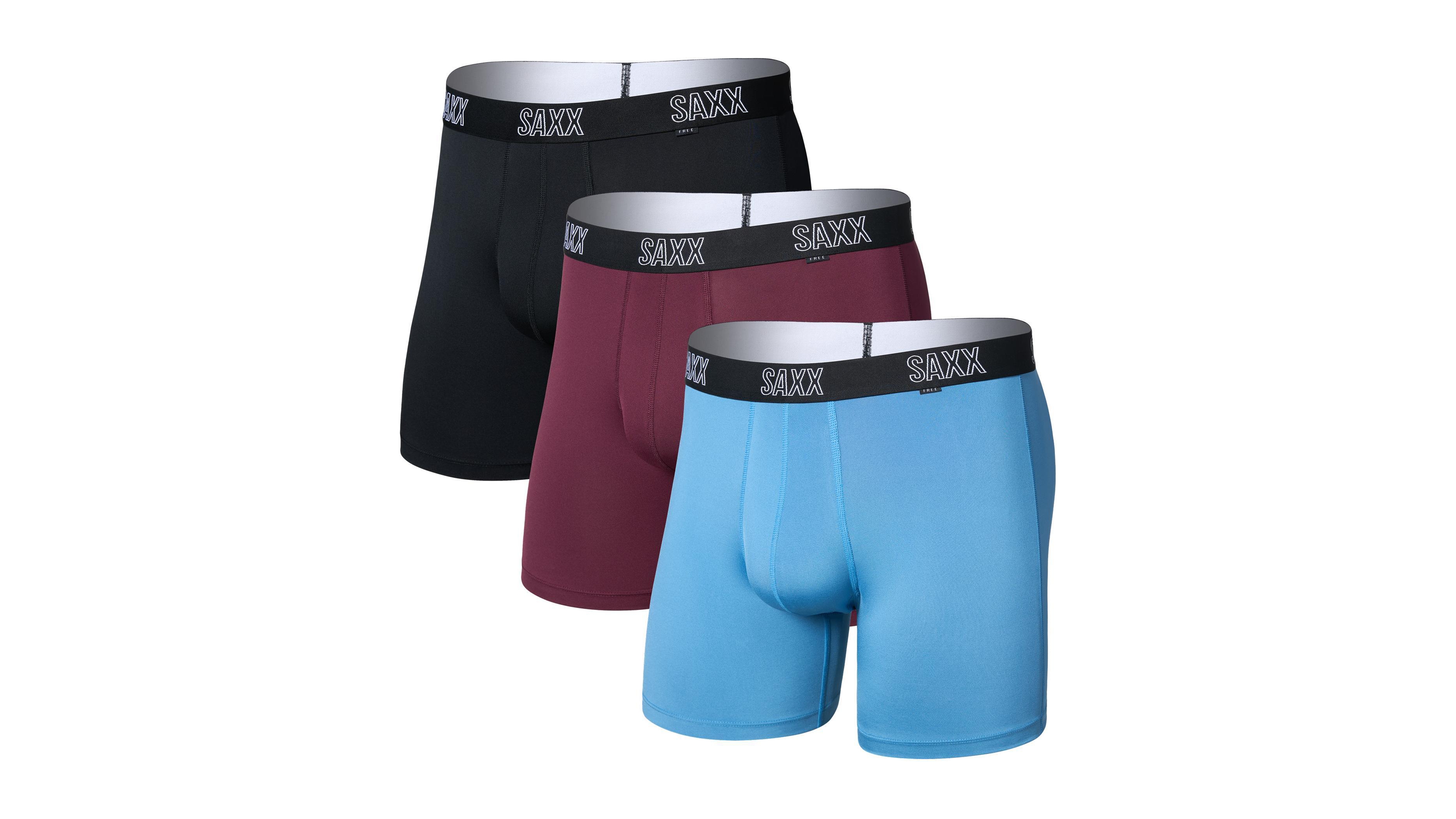 Saxx Men's DropTemp FreeForm-Support Boxer Briefs, 3-Pack