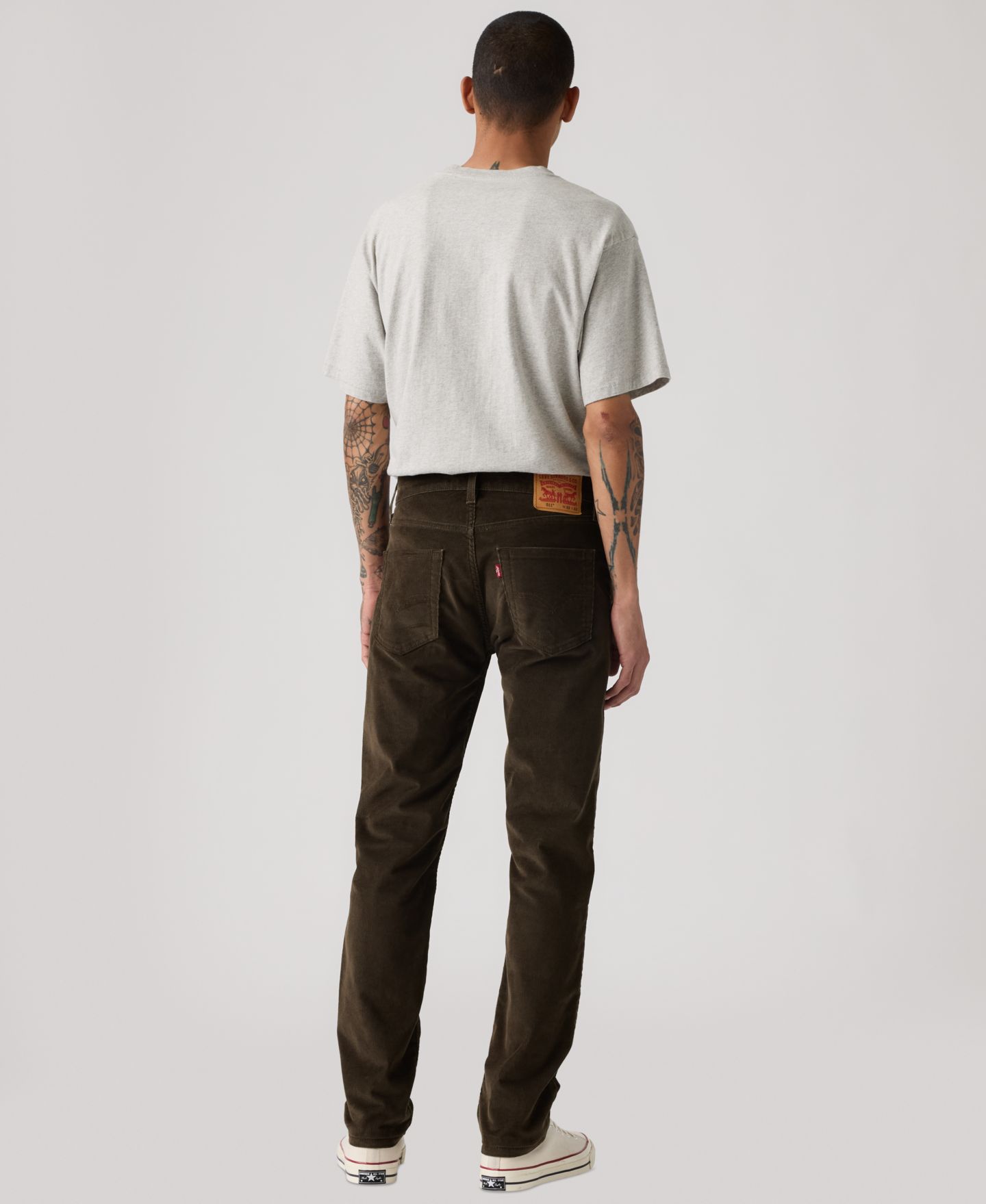 Мужские брюки Levi's 511™ Slim-Fit Corduroy, цвет: Кофейный — фото 4