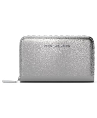 MICHAEL Jet Set Small Zip Around Card Case Wallet