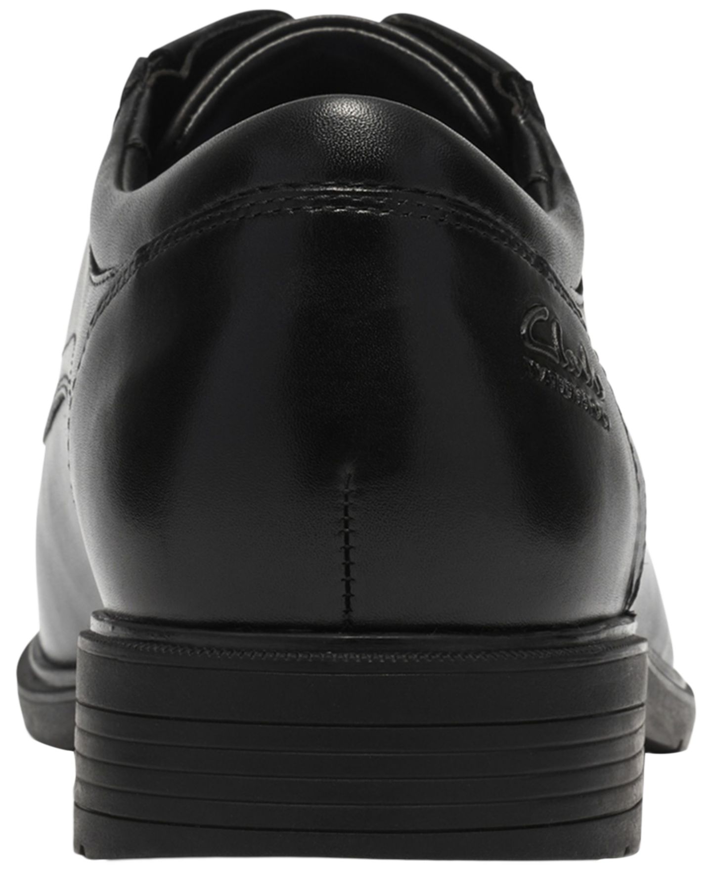 Мужская кепка Clarks Steadwell Waterproof Toe Oxfords, цвет: Чёрный кожаный — фото 4