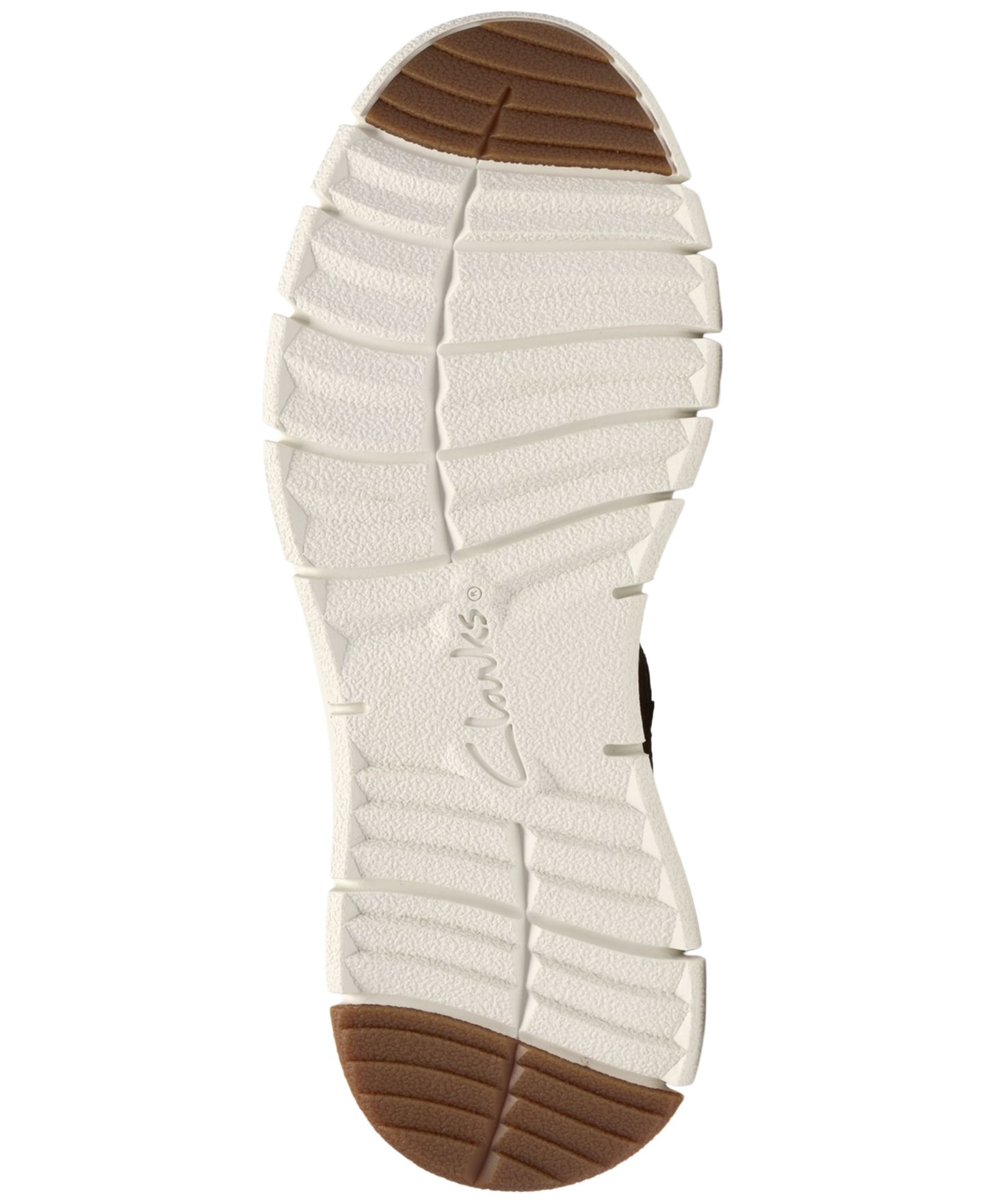 Мужские кроссовки Clarks Step 365 Style Cloud Stepper Leather Low Top, цвет: Рыжевато-коричневый — фото 6