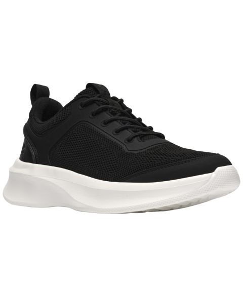Мужские кроссовки Clarks Solevana Sport Walking Cloud Stepper Low Top, цвет: Чёрный