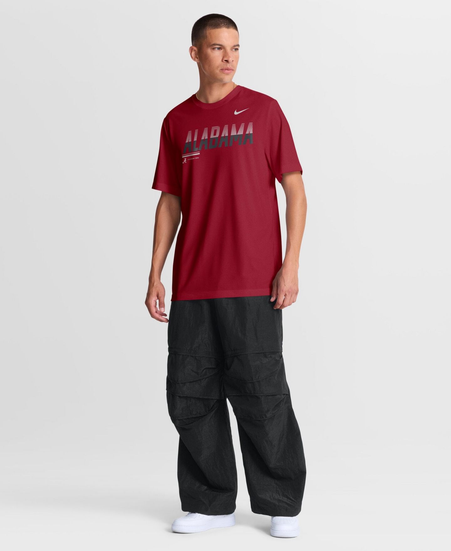 Мужская футболка Nike Crimson Alabama Crimson Tide Sideline Legend Dri-FIT — фото 2