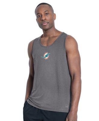 Men's Charcoal Miami Dolphins Energy Tank Top