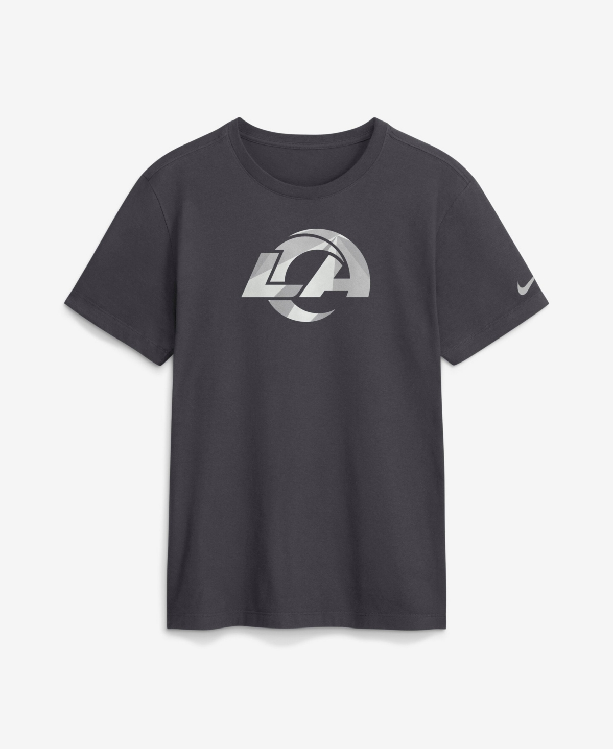 Nike Men's Anthracite Los Angeles Rams Fractal Logo T-Shirt