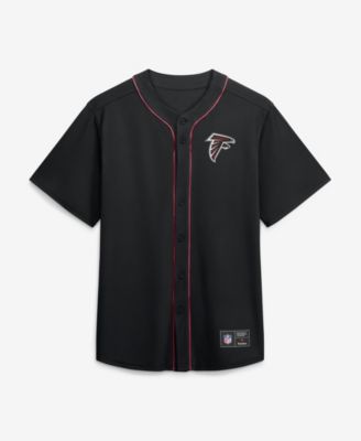 Men's Black Atlanta Falcons After Hours Button-Up Baseball Jersey