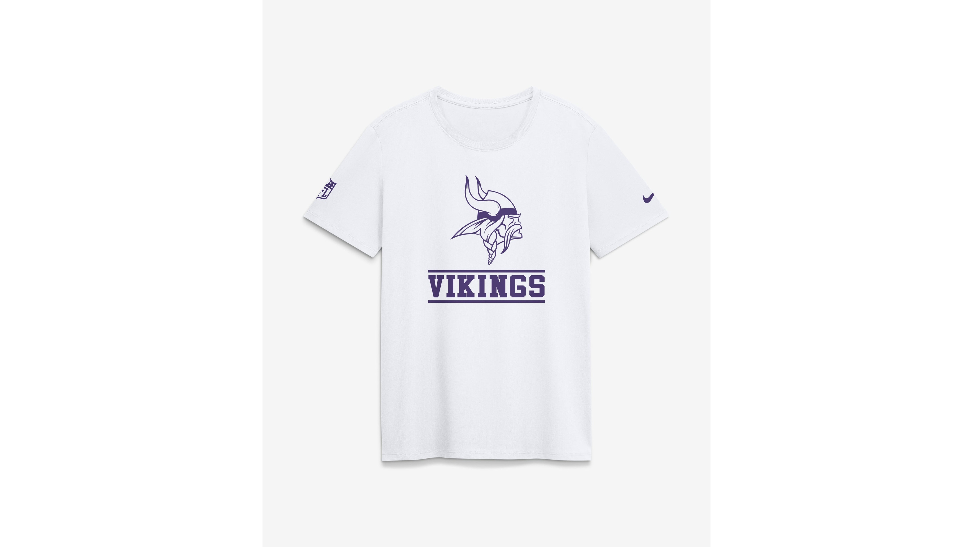Nike Women's White Minnesota Vikings Sideline Alt Dri-fit T-Shirt
