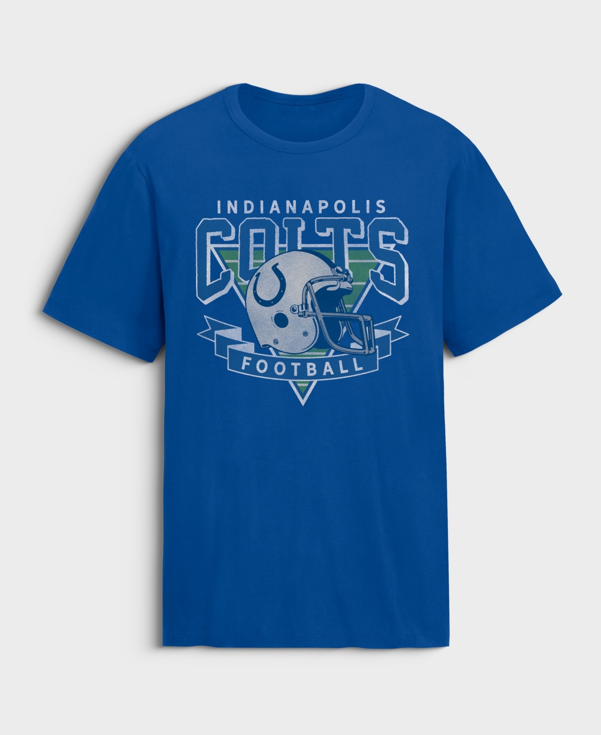 Fanatics Men's Royal Indianapolis Colts Old Fashion Rushing Legacy Cotton T-Shirt - Royal