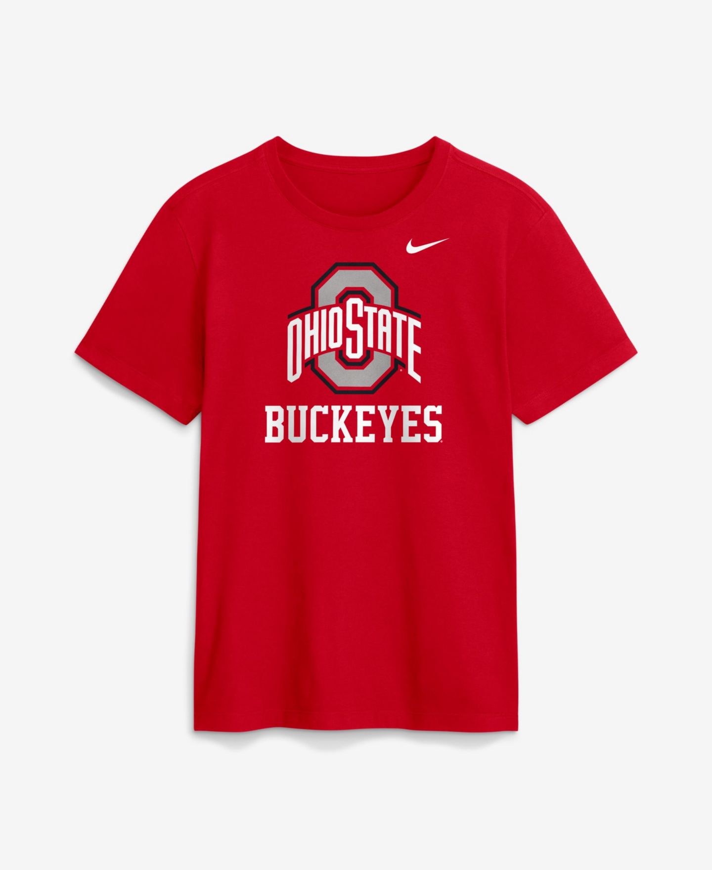 Мужская футболка Nike Scarlet Ohio State Buckeyes Primetime Logo Mantra — фото 1