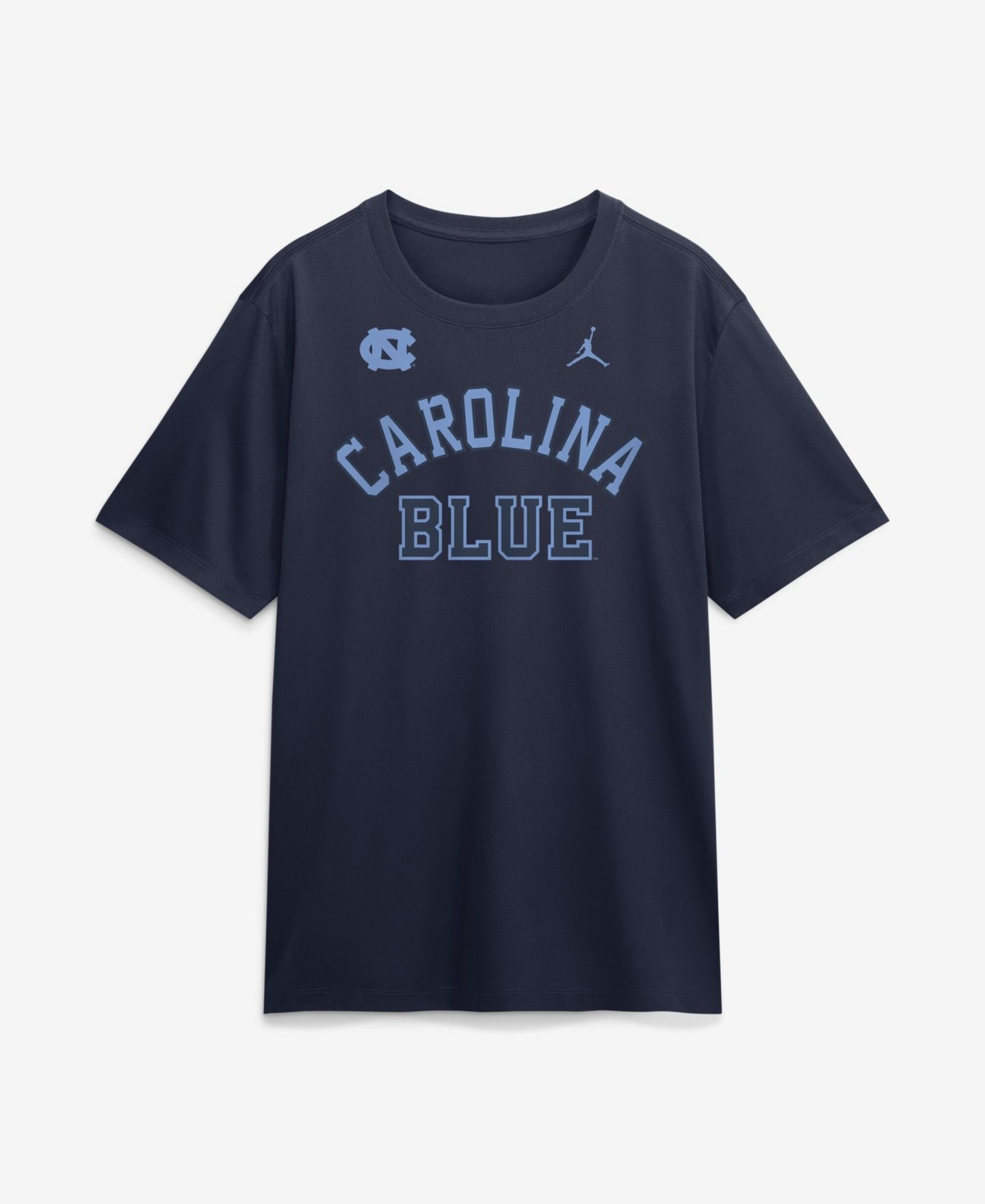 Мужские футболки Jordan Navy North Carolina Tar Heels Primetime Arch Mantra Legend Dri-FIT — фото 1