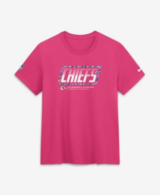Women's Pink Kansas City Chiefs 2026 NFL Crucial Catch Tri-Blend Dri-FIT T-Shirt