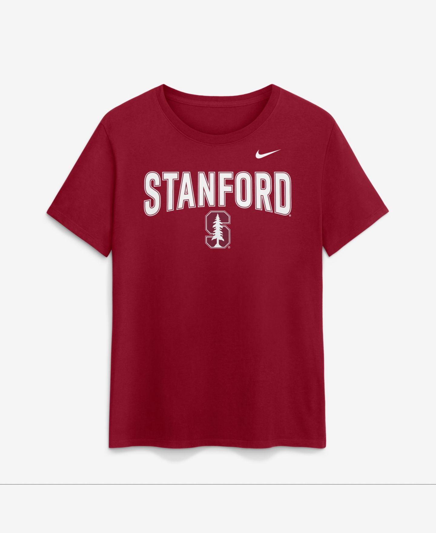 Женская футболка Nike Cardinal Stanford Cardinal Arch Logo — фото 1