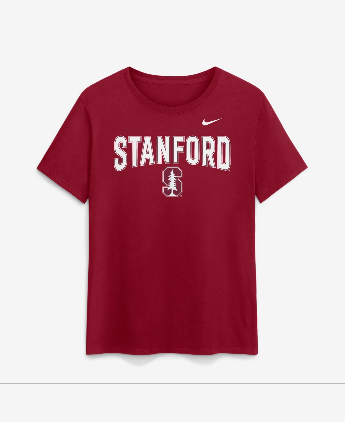 Nike Women's Cardinal Stanford Arch Logo T-Shirt