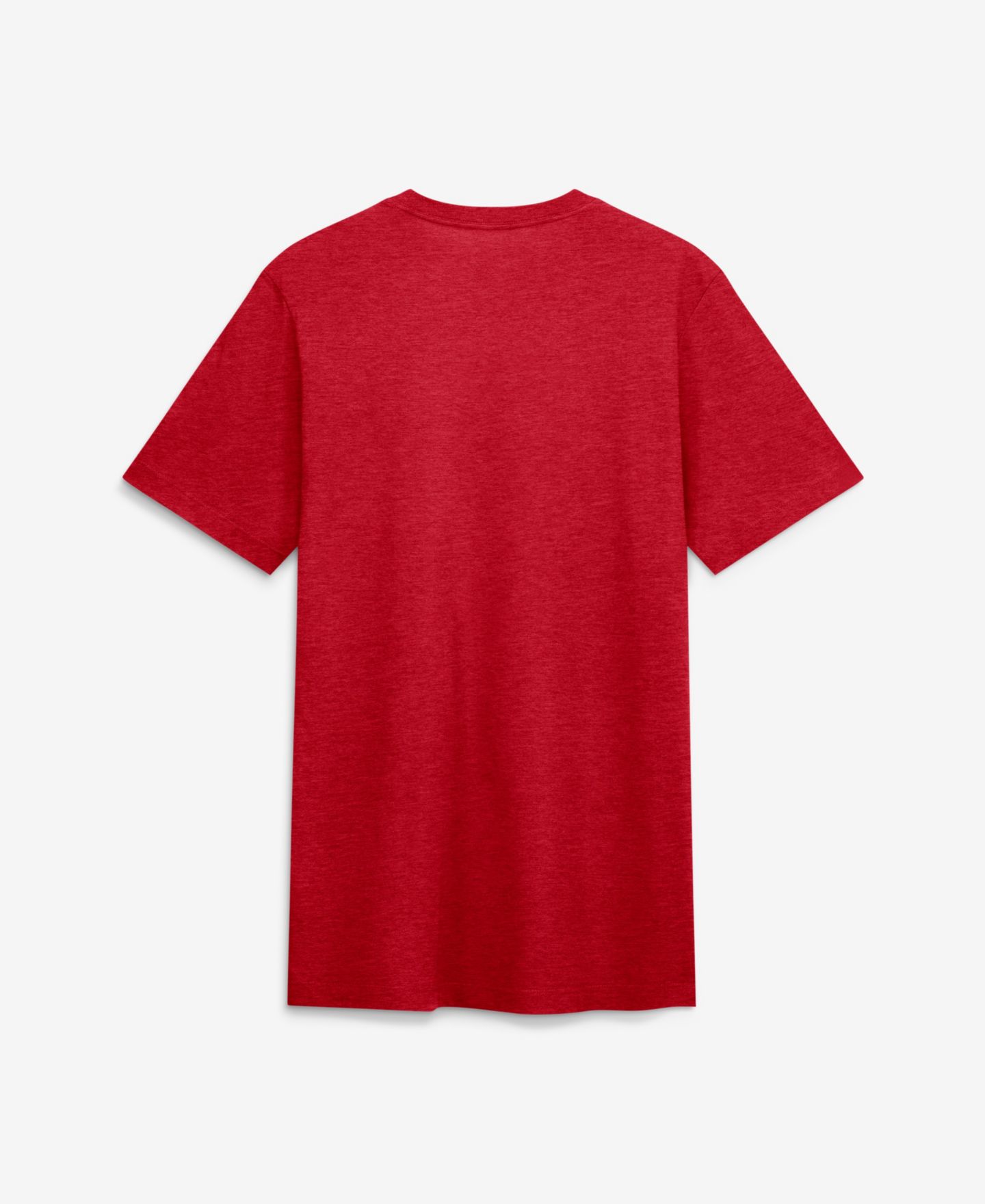 Мужская футболка Nike Red Atlanta Braves Tri-Blend Logo — фото 4