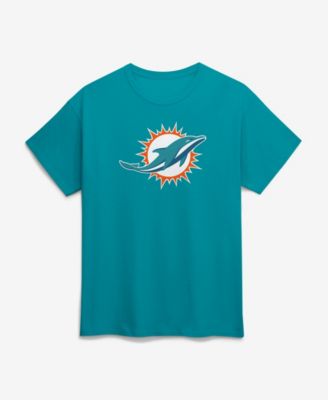 Men's Aqua Miami Dolphins Primary Logo T-Shirt