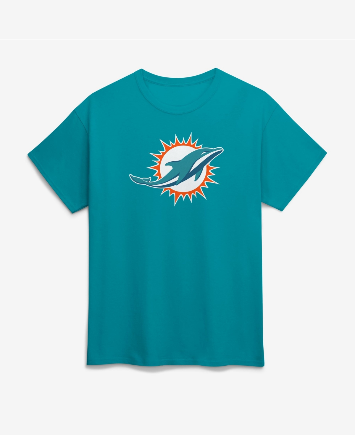 Logo Athletic Men's Aqua Miami Dolphins Primary Logo T-Shirt - Aqua