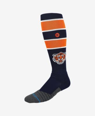 Men's Navy Detroit Tigers Diamond Pro Over the Calf Socks
