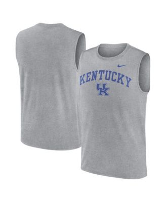 Men's Heather Gray Kentucky Wildcats Primetime Legend Arch Dri-FIT Muscle Tank Top