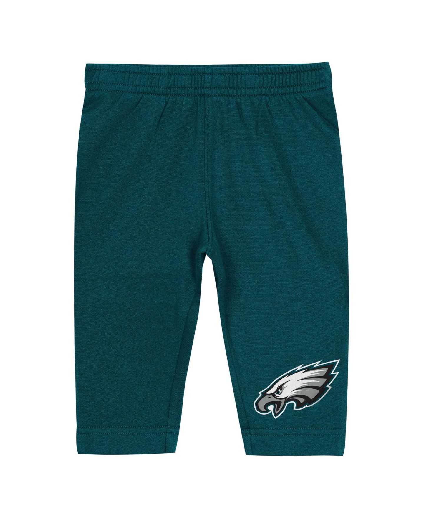 Комплекты Outerstuff Midnight Green Philadelphia Eagles Drive Stopper Hoodie & Pants Fleece Set для мальчиков-малышей — фото 3