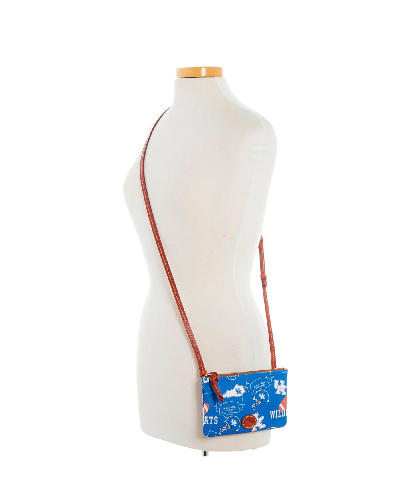 Женская сумка Dooney & Bourke Kentucky Wildcats Top Zip Crossbody Purse — фото 3