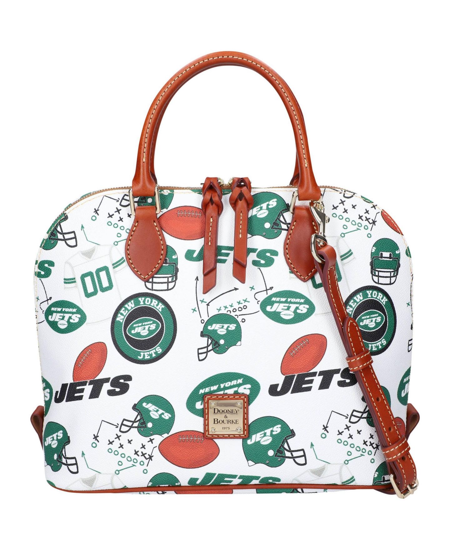 Женская сумка Dooney & Bourke New York Jets Gameday Zip Satchel — фото 3
