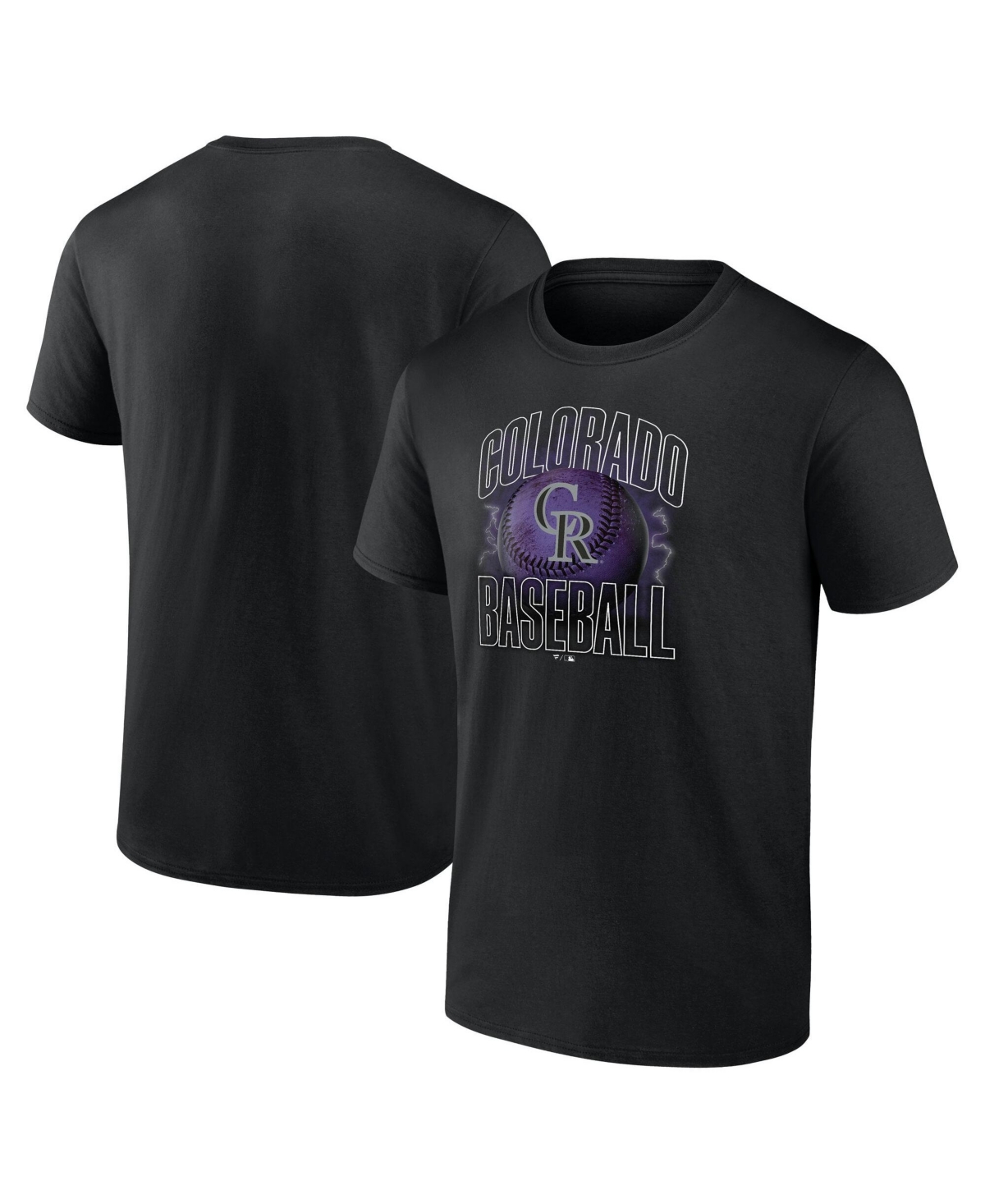 Fanatics Men's Black Colorado Rockies Match Up T-Shirt