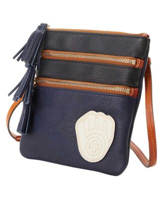 Milwaukee Brewers Infield Triple Zip Crossbody Purse