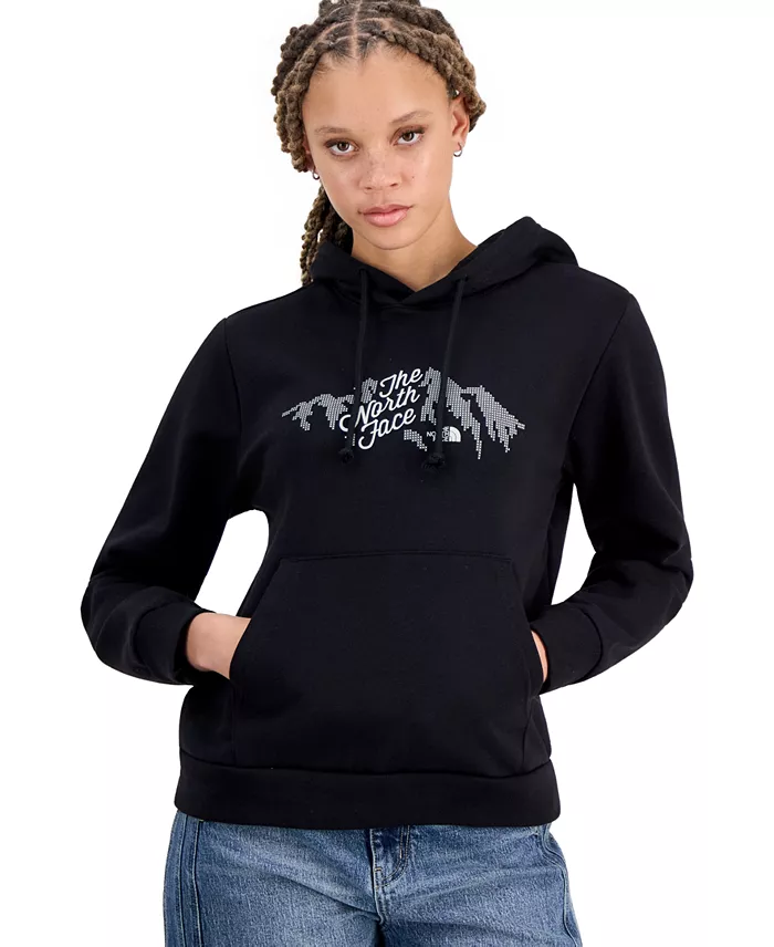 Women's Evolution Sparkle Graphic Cotton Hooded Sweatshirt - thumbnail 5