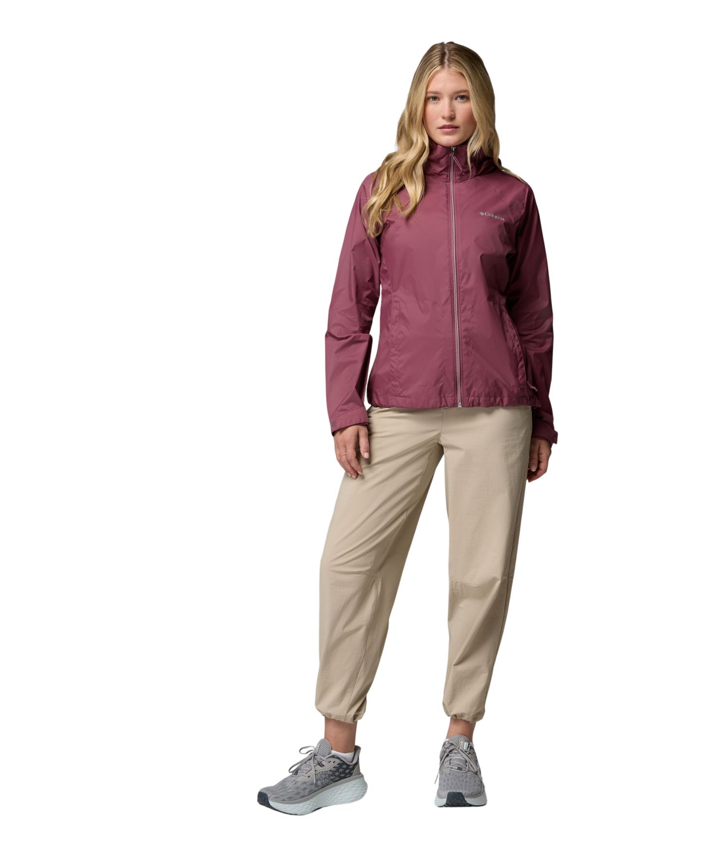 Женская куртка Columbia Switchback IV Hooded Packable, цвет: Состаренный розовато-лиловый — фото 8