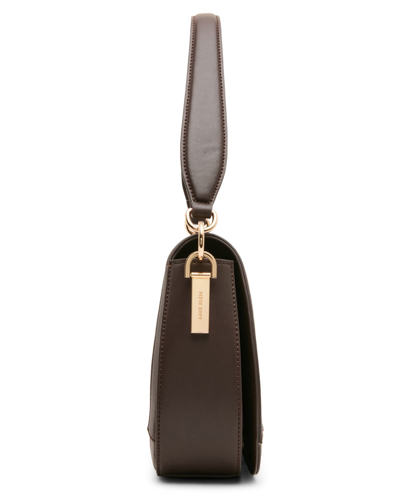 Женская средняя сумка кросс-сумки через плечо Anne Klein Saddle с клапаном, цвет: Бежевый — фото 5