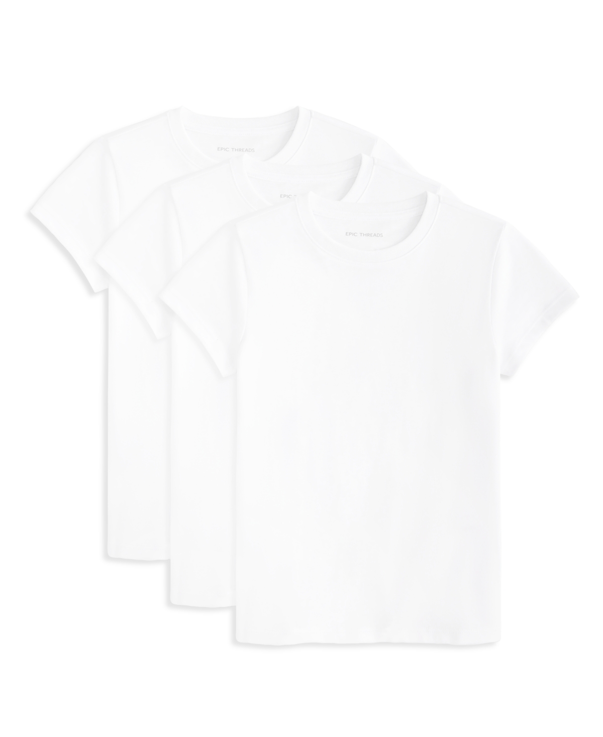 Epic Threads Toddler Boys' 2T-5T Short-Sleeve Solid T-Shirts, 3-Pack, Macy's Exclusive