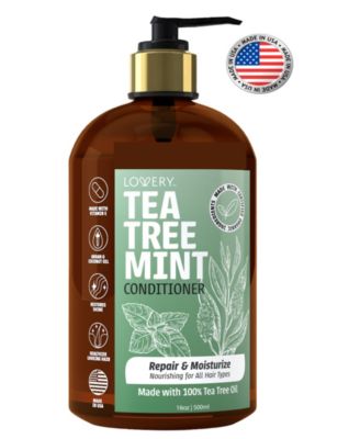 Tea Tree Mint Conditioner, Hair Care with Tea Tree, Mint, Argan, Coconut and Jojoba Oils, Vitamin E, 16 fl oz