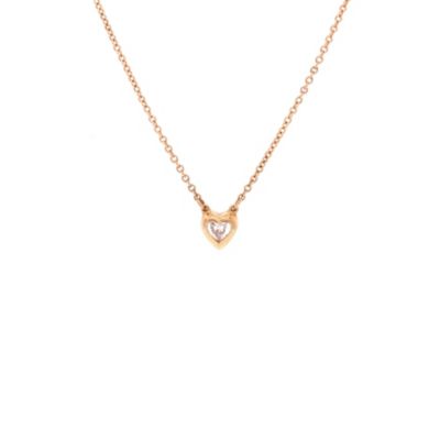 Elsa Peretti Diamonds By The Yard Heart Pendant Necklace