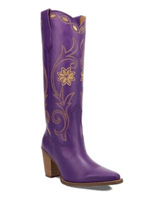 Women's Miss Daisy Knee-High Western Pointed-Toe Boots