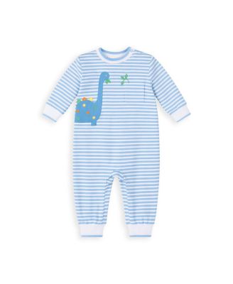 Baby Boys' Stripe Dinosaur Jumpsuit