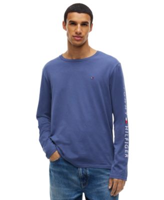 Men's Long-Sleeve Logo Crewneck T-Shirt
