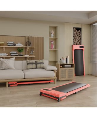 Under Desk Walking Treadmill with Brushless Motor, LED Display, 0.37 2.49 MPH Speed for Home Office Use