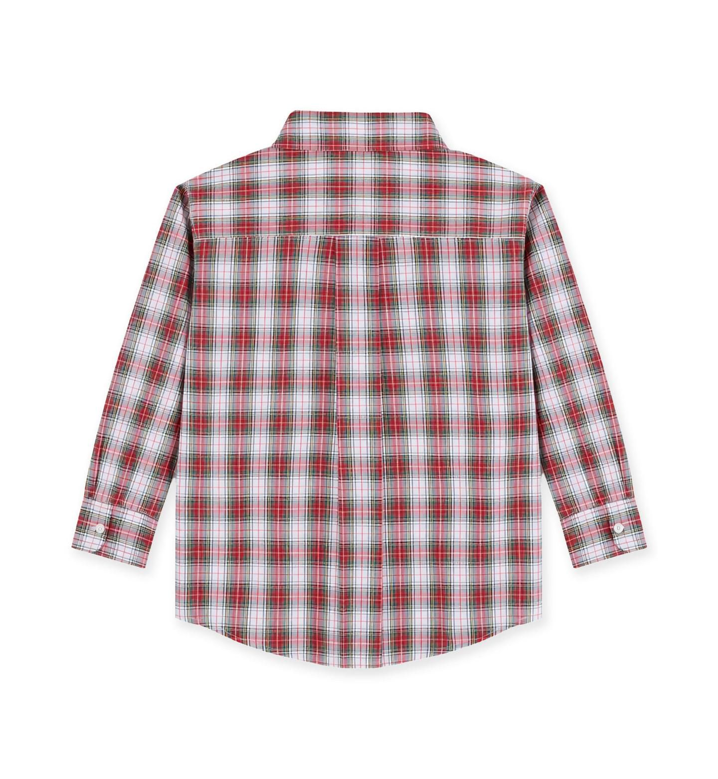 Рубашка Florence Eiseman Plaid Button Down Shirt для мальчиков, цвет: Белый разноцветный клетчатый — фото 6