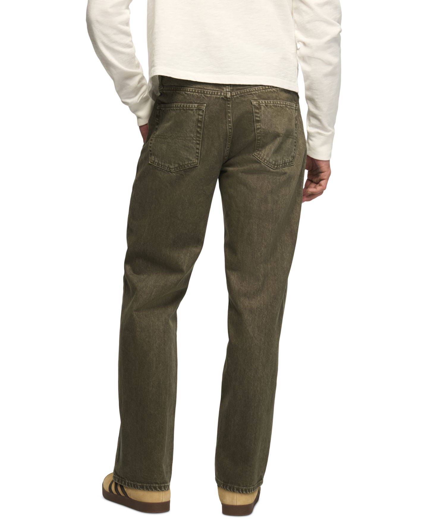 Мужские джинсы Lucky Brand 181 Relaxed-Fit Straight Mid-Rise, цвет: Шалфейный — фото 6