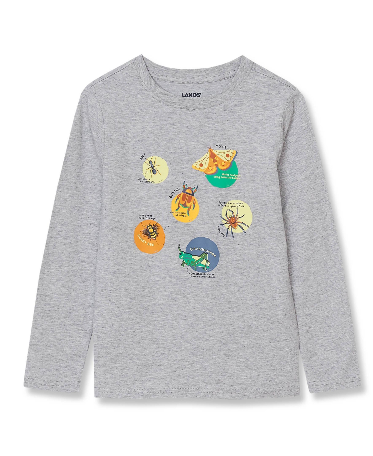Lands' End Boys Long Sleeve Graphic Tee
